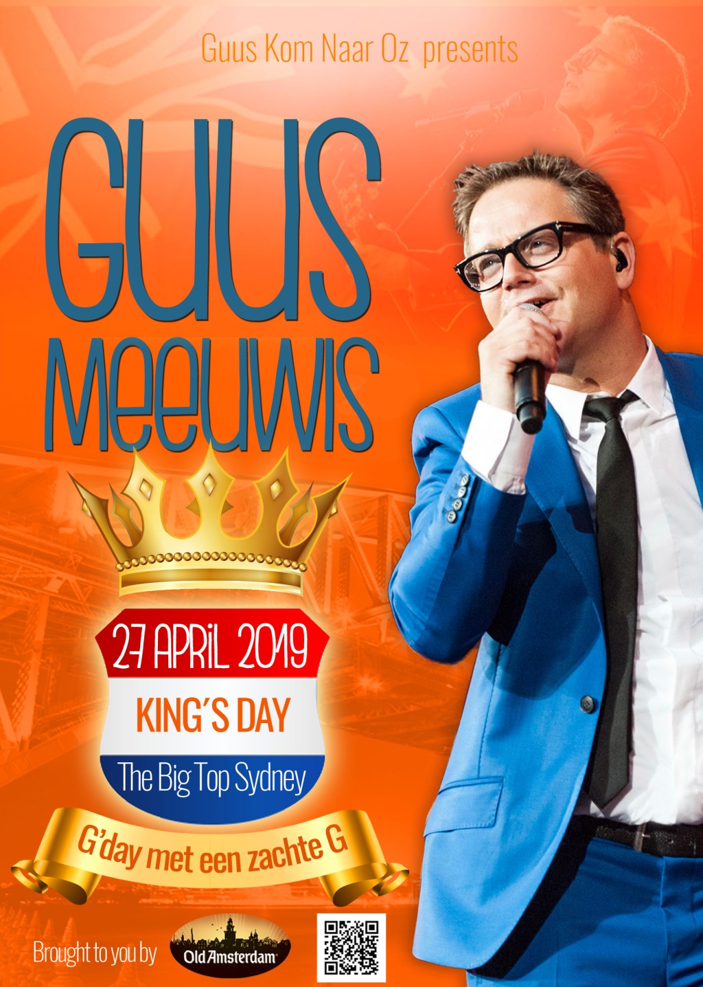 Guus Meeuwis in Sydney for Koningsdag 2019